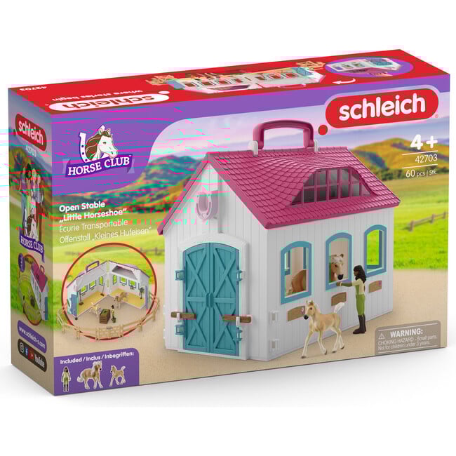 Horse Club: Open Stable Little Horseshoe - Playsets - 2