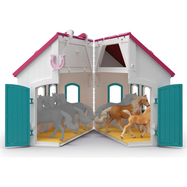 Horse Club: Open Stable Little Horseshoe - Playsets - 7