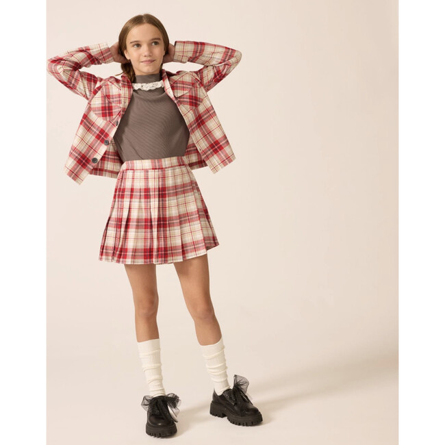 Flannel Shirt in Jazzberry Plaid - Button Downs - 3