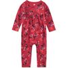 Wrap Neck Baby Romper, Vintage French Flowers - Rompers - 1 - thumbnail