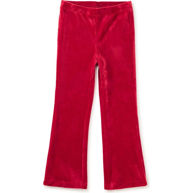 Very Velour Flare Pants, RED WAGON