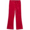 Very Velour Flare Pants, RED WAGON - Pants - 1 - thumbnail
