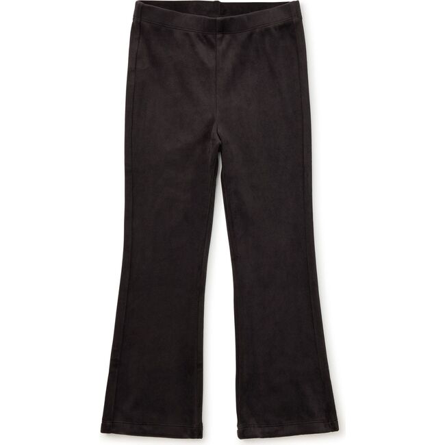 Very Velour Flare Pants, Jet Black