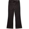 Very Velour Flare Pants, Jet Black - Pants - 1 - thumbnail