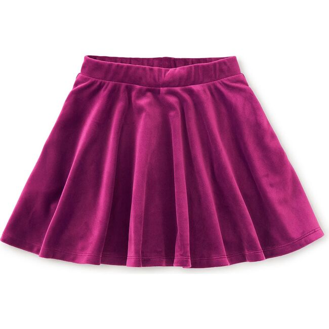 Velour Twirl Skirt, Cosmic Berry
