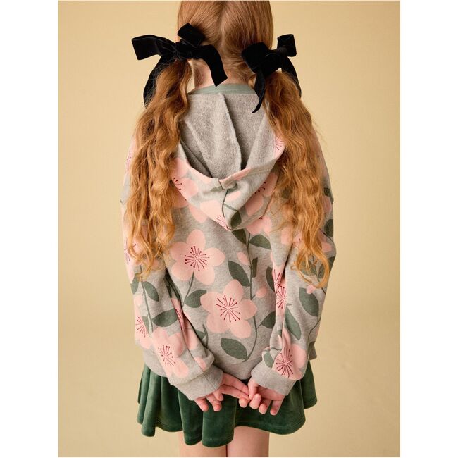 Velour Twirl Skirt, Pineneedle - Skirts - 7