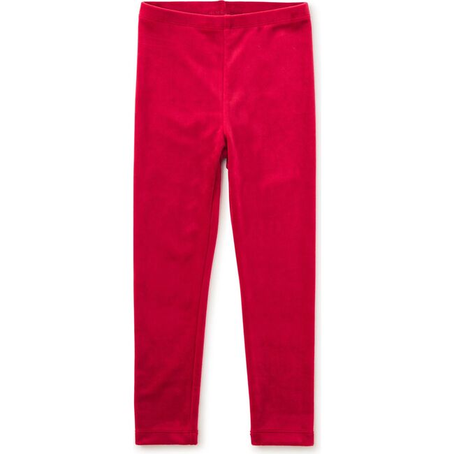 Velour Leggings, RED WAGON