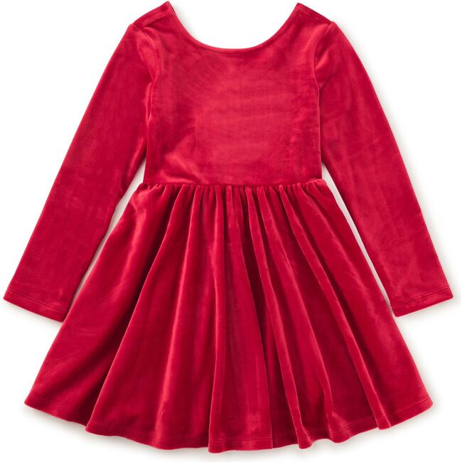 Velour Ballet Dress, RED WAGON
