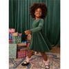 Velour Ballet Dress, Pineneedle - Dresses - 4 - thumbnail