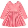 Velour Ballet Dress, Mauveglow - Dresses - 2