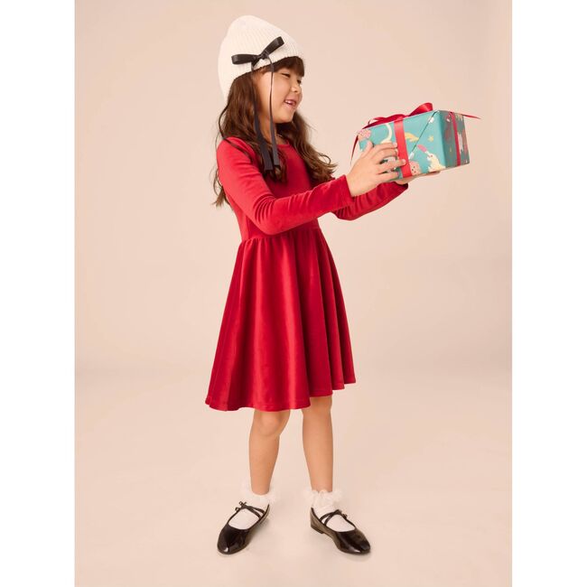 Velour Ballet Dress, RED WAGON - Dresses - 7