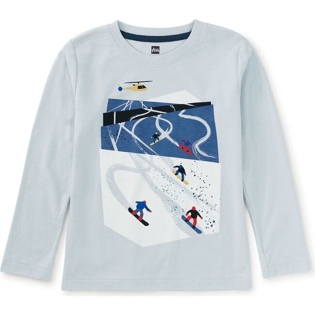 Ski Slopes Graphic Tee, Ice