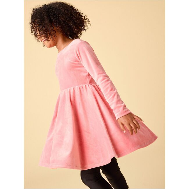 Velour Ballet Dress, Mauveglow - Dresses - 7