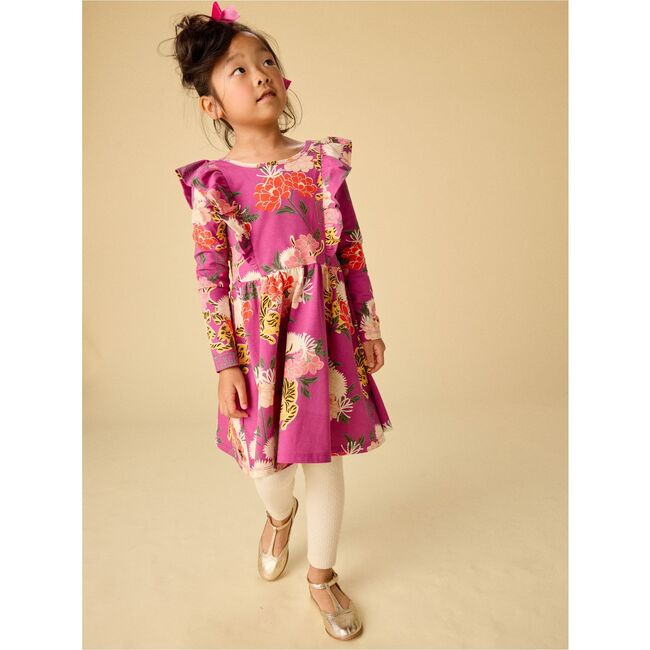 Ruffle Shoulder Ballet Dress, Tiger & Peony - Dresses - 5