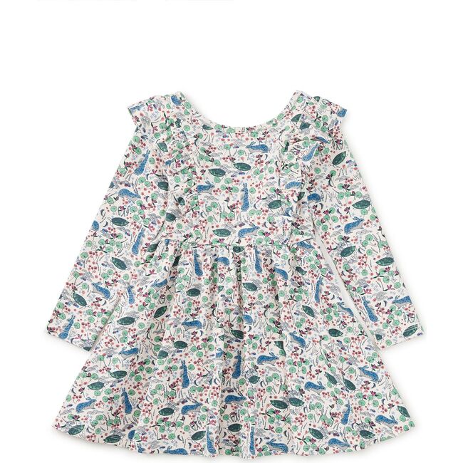 Ruffle Shoulder Ballet Dress, Rabbit & Turtle Folktale