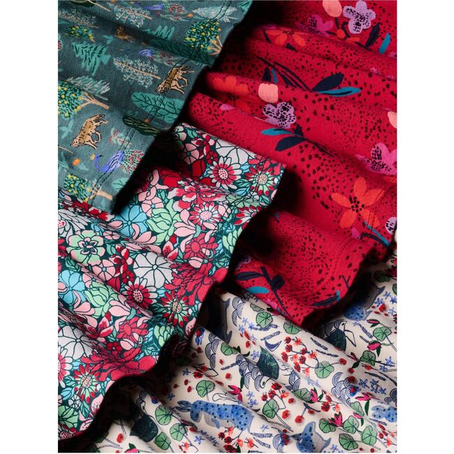 Smocked Blouson Dress, Suzhou Garden Floral - Dresses - 5
