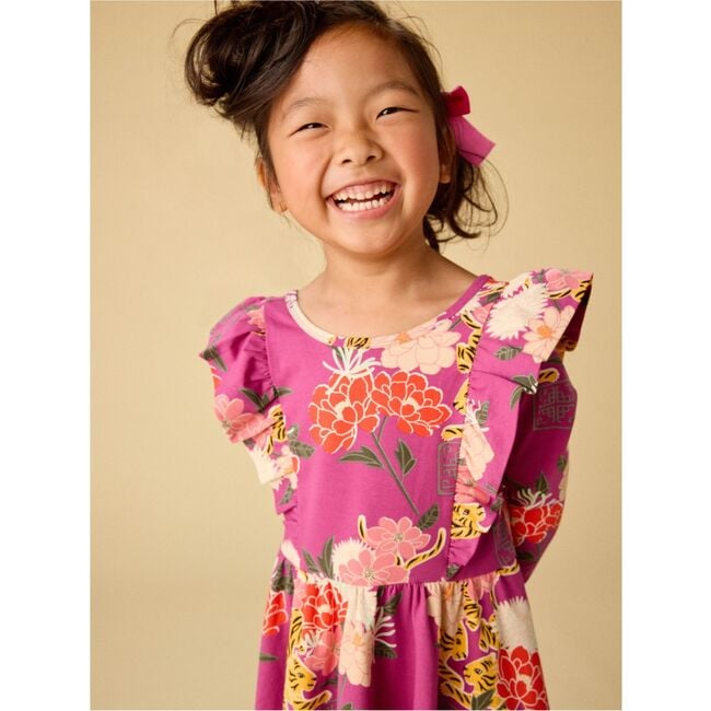 Ruffle Shoulder Ballet Dress, Tiger & Peony - Dresses - 7