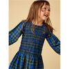 Smocked Woven Blouson Sleeve, Busan Holiday Plaid - Dresses - 6