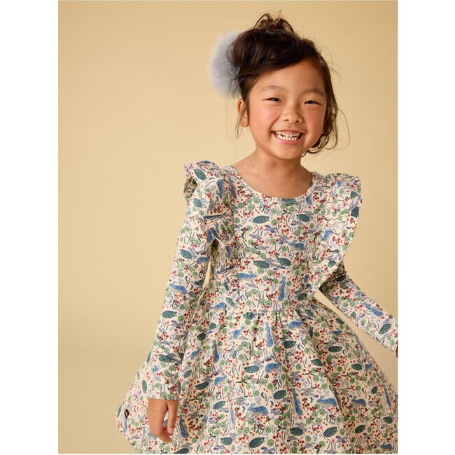 Ruffle Shoulder Ballet Dress, Rabbit & Turtle Folktale - Dresses - 6
