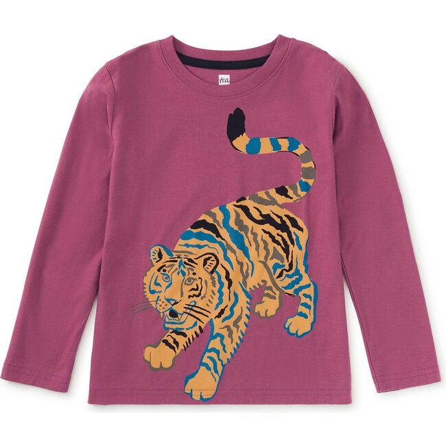 Roaring Tiger Graphic Tee, Cassis