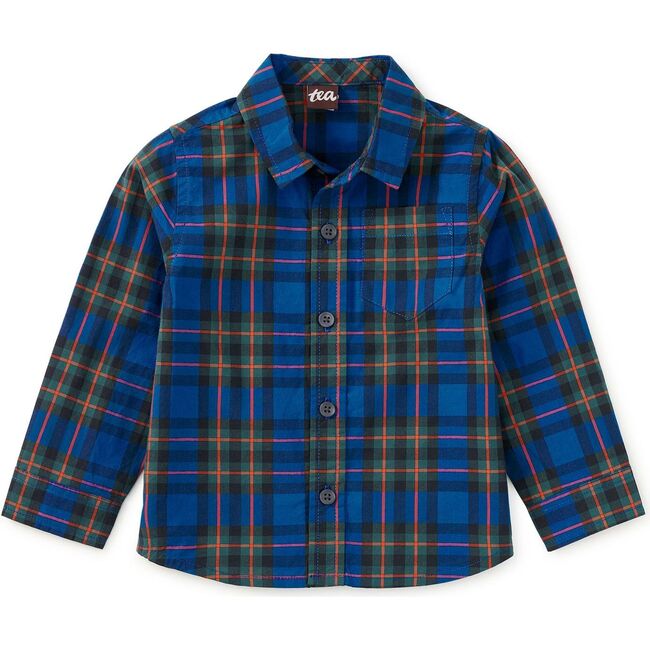 Plaid Button Up Shirt, Busan Holiday Plaid