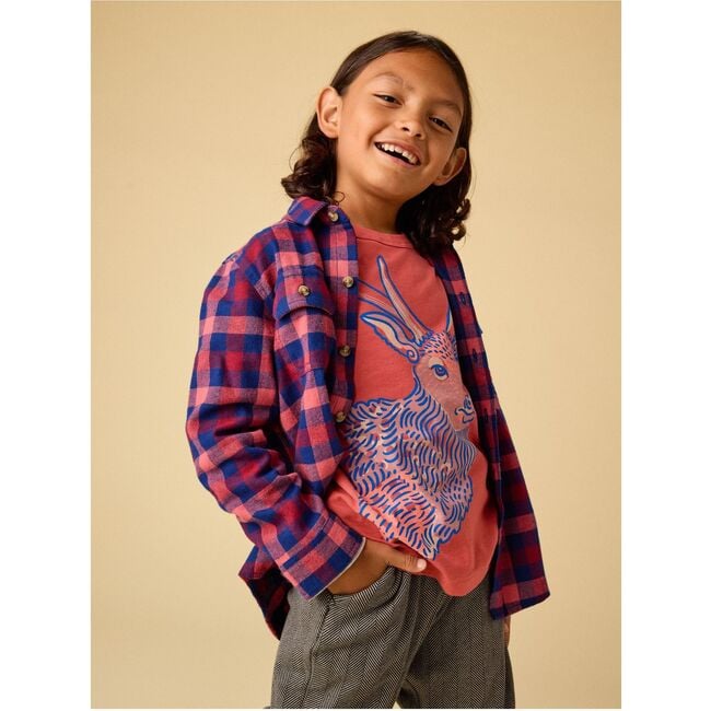 Regal Deer Layered Tee, POMME - T-Shirts - 5