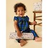 Plaid Ruffle Baby Romper, Busan Holiday Plaid - Rompers - 6