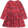 Long Sleeve Wrap Neck Dress, Vintage French Flowers - Dresses - 1 - thumbnail