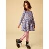 Long Sleeve Wrap Neck Dress, Butterfly Dance - Dresses - 2 - thumbnail