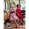 Organdy Sash Dress, Peonies & Chrysanthemums - Dresses - 4