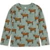 Long Sleeve Printed Pocket Tee, Painted Deer - T-Shirts - 1 - thumbnail