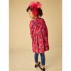 Long Sleeve Wrap Neck Dress, Vintage French Flowers - Dresses - 5