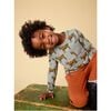 Long Sleeve Printed Pocket Tee, Painted Deer - T-Shirts - 2 - thumbnail