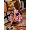 Organdy Sash Dress, Peonies & Chrysanthemums - Dresses - 5