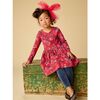 Long Sleeve Wrap Neck Dress, Vintage French Flowers - Dresses - 7