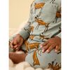 Long Sleeve Pocket Baby Romper, Painted Deer - Rompers - 4