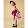 Organdy Sash Dress, Peonies & Chrysanthemums - Dresses - 7