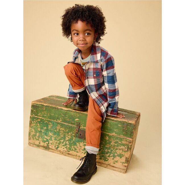 Knit Shacket, Cappadocia Plaid