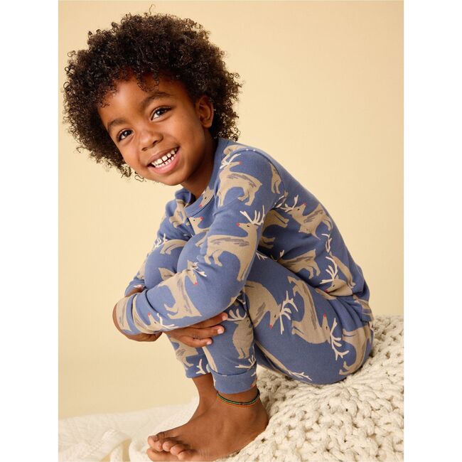 Goodnight Pajama Set, Red Nose Reindeer - Pajamas - 2