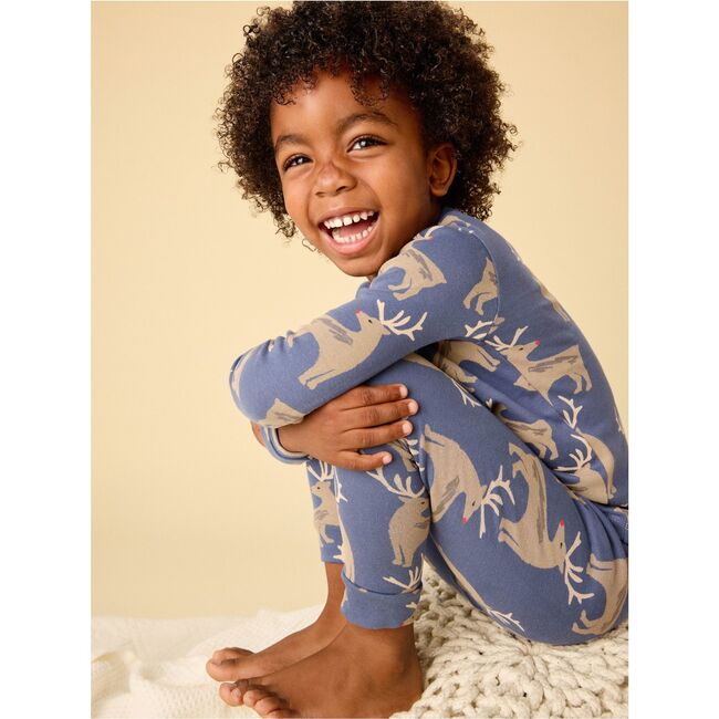 Goodnight Pajama Set, Red Nose Reindeer - Pajamas - 4