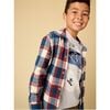 Knit Shacket, Cappadocia Plaid - Jackets - 5 - thumbnail