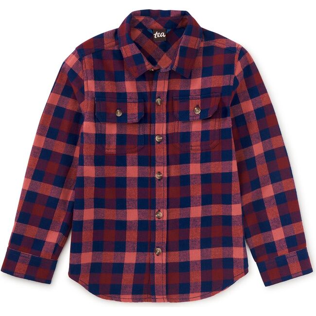 Flannel Button Up Shirt, Daegu Plaid