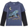 Decorated Bear Layered Tee, Triumph - T-Shirts - 1 - thumbnail