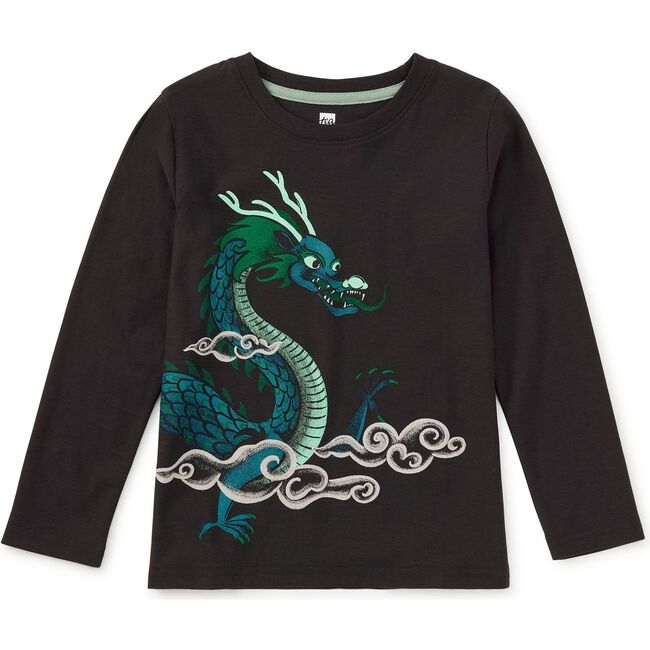 Dragon Double Sided Graphic T, Jet Black