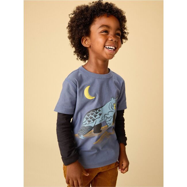 Decorated Bear Layered Tee, Triumph - T-Shirts - 2