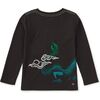 Dragon Double Sided Graphic T, Jet Black - T-Shirts - 2