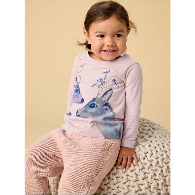 Darling Deers Graphic Tee, Urchin Purple