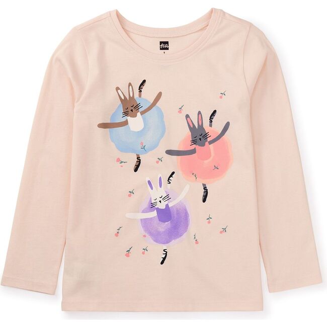 Bunny Ballet Graphic Tee, CREOLE PINK