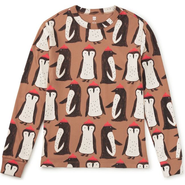 Adult Pajama Top, Team Penguin