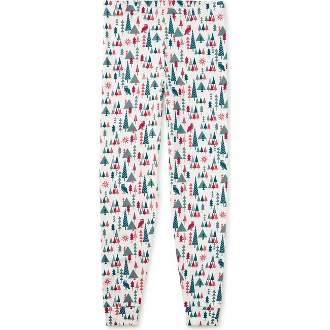 Adult Pajama Bottoms, Holiday Woodland Scene